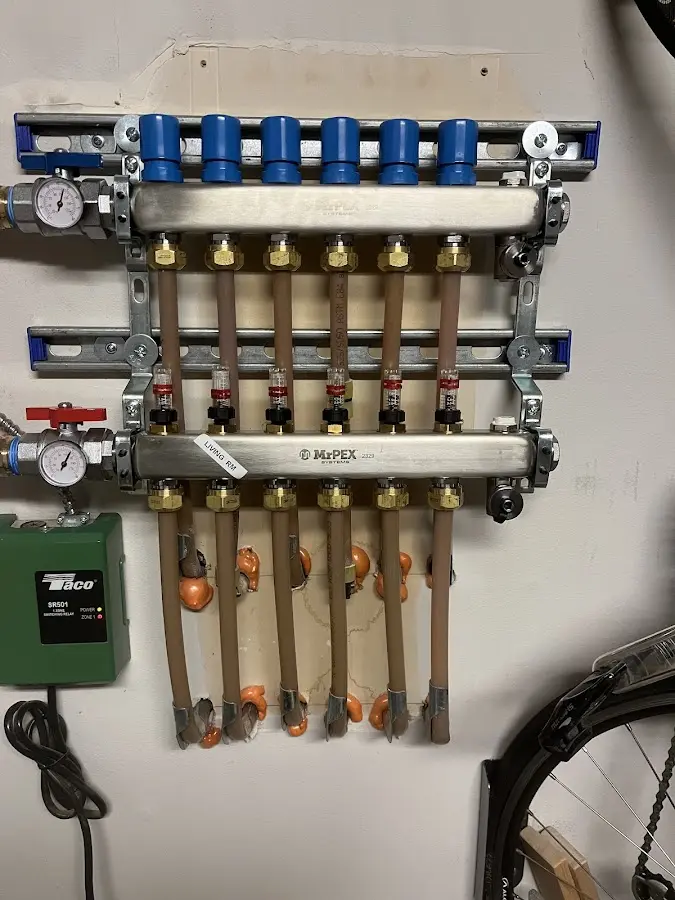 Plumber performing Gas Line Installation at a residential property in Coconut Creek